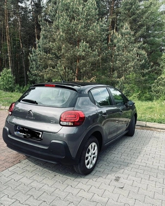 Citroen C3 cena 43500 przebieg: 45400, rok produkcji 2020 z Częstochowa małe 22